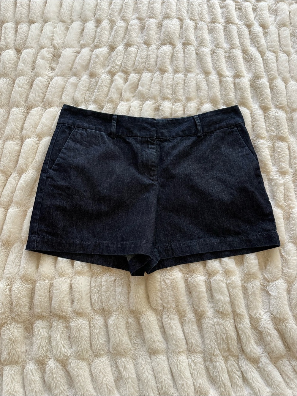 LOFT Dark Rinse Denim Women's Tailored Trouser Shorts